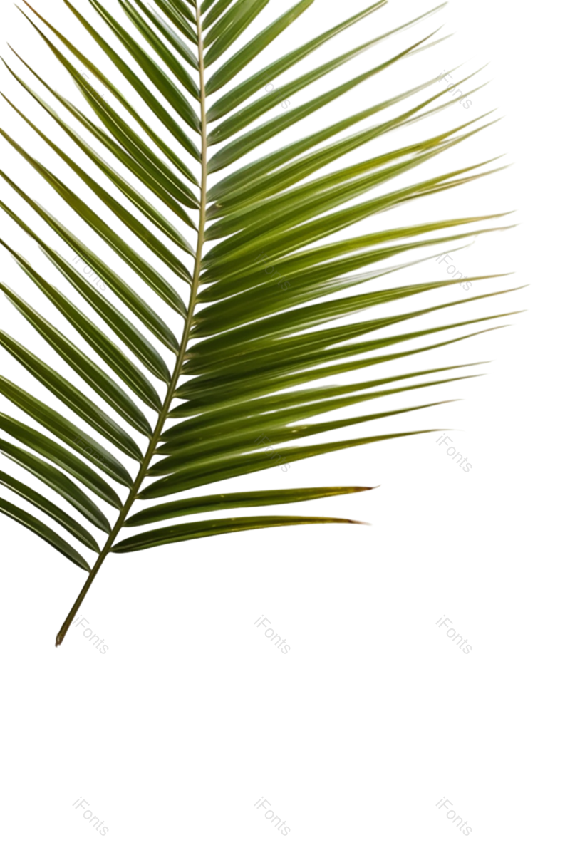 叶子图片,白色背景元素,自然PNG,植物免抠素材